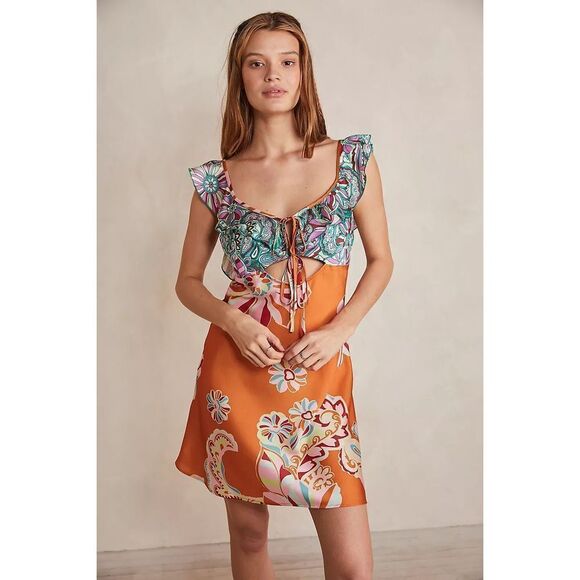 New Free People Bali Daphne Slip Size L - Picture 1 of 7